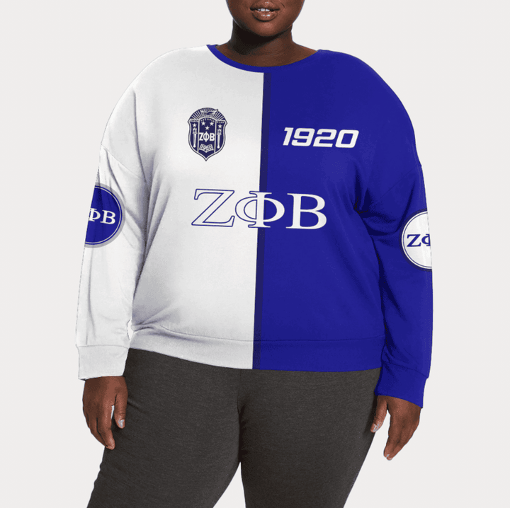 Zeta Phi Beta Cycle Style Sweatshirt Oversize A31