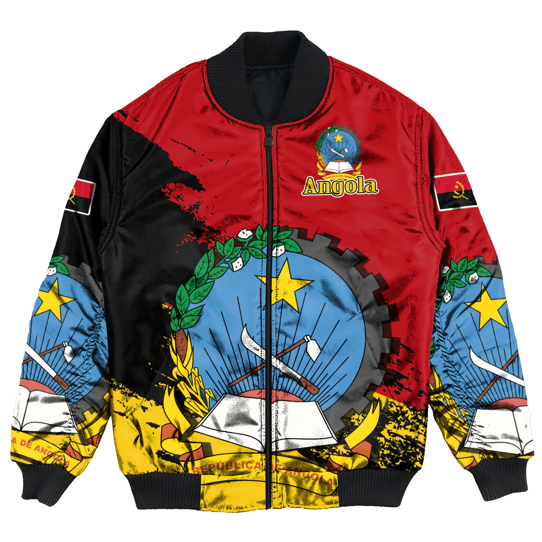 Africazone Clothing - Angola Special Bomber Jacket A7 | Africazone ...