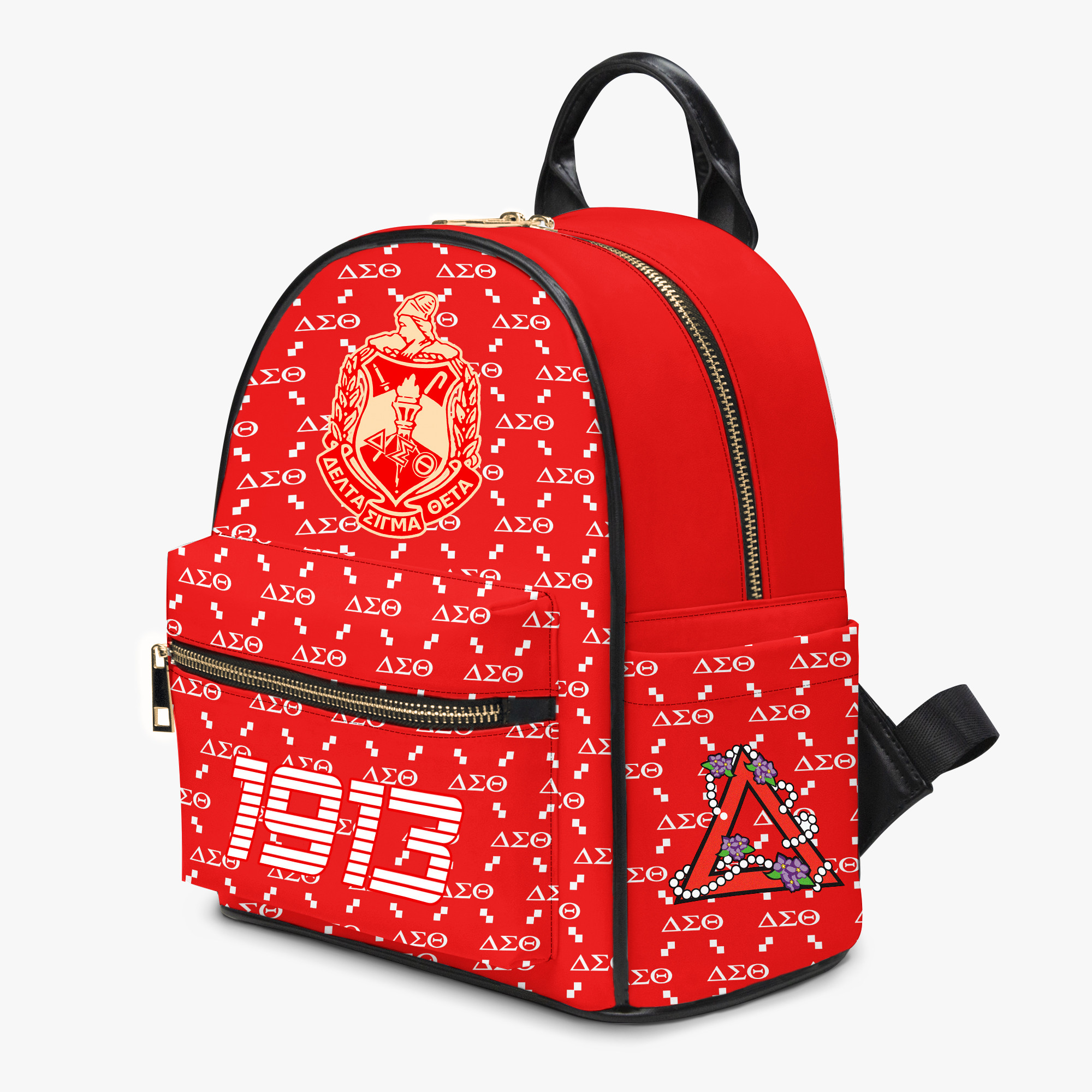 Greeklife Accessories - Delta Sigma Theta Sorority PU Backpack A31 ...