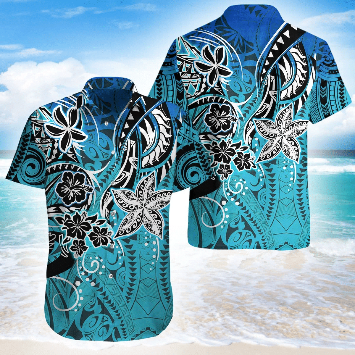 Amazing Polynesian Tattoo Hawaiian Shirt Set | Unisex | HS1106