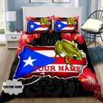 Customize Name Puerto Rico Bedding Set SN17042101