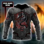 Dragon warrior unisex hoodie custom name