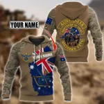 Custom name Australia Army Brothers in arms AU Veteran 3D print shirts Pi08032101.S1