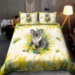 Australia Koala Golden Wattle bedding set