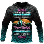 Amazing Polynesian Turtle Mom Unisex Deluxe Hoodie ML