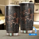 Personalized Name Rodeo Stainless Steel Tumbler Harness Racing