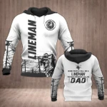 Premium 3D Printed Lineman Dad Shirts MEI