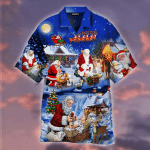 Santa Adoring Baby Jesus Hawaiian Shirt | For Men & Women | Adult | WT1213