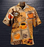 Love Coffee Brown Hawaiian Shirt | For Men & Women | Adult | HW2284