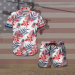 American Don�t Mess With Veterans Hawaiian Shirt Set | Unisex | HS1125