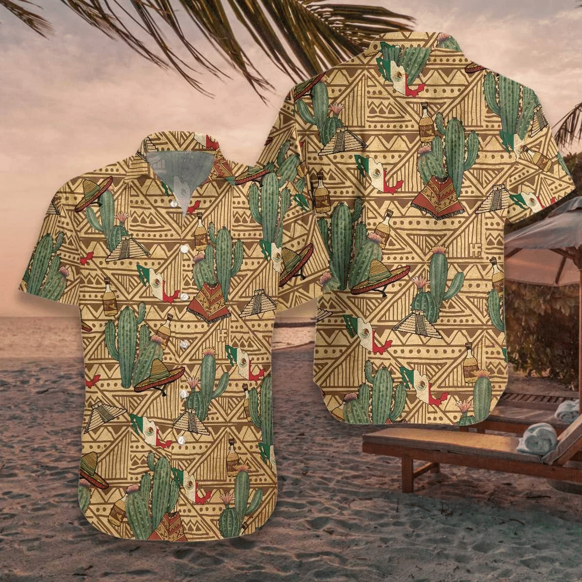 Vintage Cactus Hawaiian Shirt | For Men & Women | Adult | HW7249