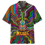 Hippie Peace Love Music Hawaiian Shirt | For Men & Women | Adult | HW7661