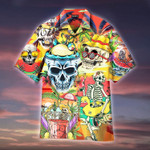 Skull Chill Tropical Summer Hawaiian Shirt | For Men & Women | Adult | HW4766