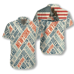 New York Satue Of Liberty Vintage Hawaiian Shirt | For Men & Women | Adult | HW6915