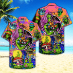 Hippie Alien Peace Life Color Limited Hawaiian Shirt | For Men & Women | Adult | HW4734