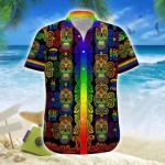 LGBT Sugar Skull Hawaiian Shirt | For Men & Women | Adult | HW7555