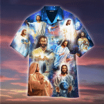 Jesus Love Earth Peaceful Hawaiian Shirt | For Men & Women | Adult | HW4770
