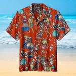Skeleton Carnival Party Hawaiian Shirt | For Men & Women | Adult | HW7769