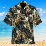 Baseball Tropical Green Hawaiian Shirt | For Men & Women | Adult | HW6636