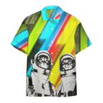 Two Spacecats Hawaiian Shirt | For Men & Women | Adult | HW6459