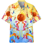 Basketball Hawaiian Shirt | For Men & Women | Adult | HW7221