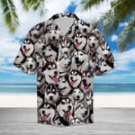 Siberian Husky Hawaiian Shirt | For Men & Women | Adult | HW6832