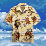 Cowboys Riding Horse In The Desert Hawaiian Shirt | For Men & Women | Adult | WT1306