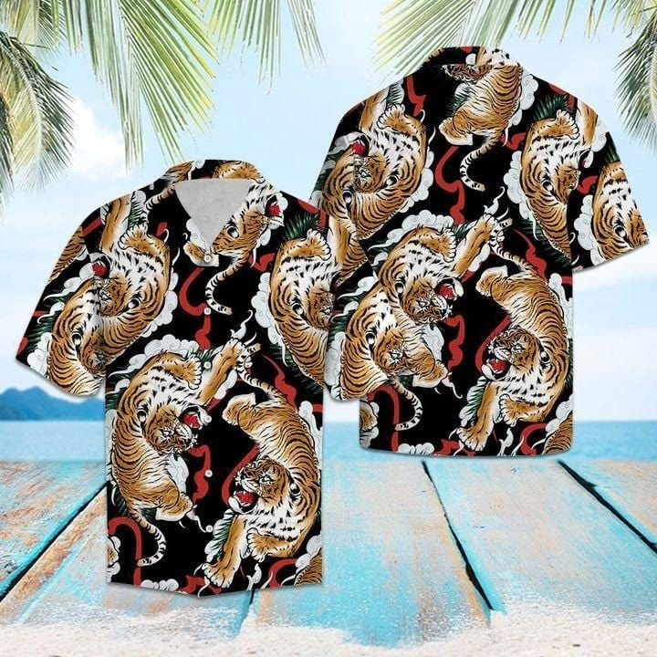Tiger Beauty Hippie Hawaiian Shirt | For Men & Women | Adult | HW8087