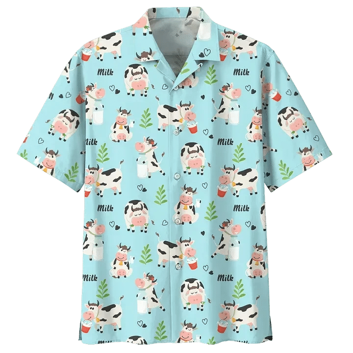 Cow Colorful Hawaiian Shirt | For Men & Women | Adult | HW8312