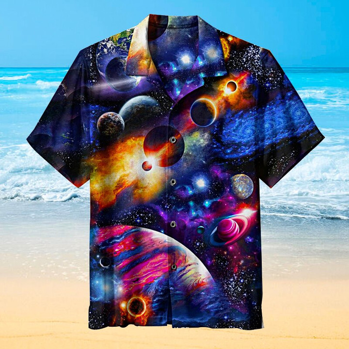 Stunning Universe Milky Way Hawaiian Shirt | For Men & Women | Adult | HW6553