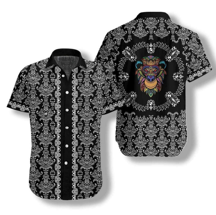 Monkey Gothic Hawaiian Shirt | For Men & Women | Adult | HW7881