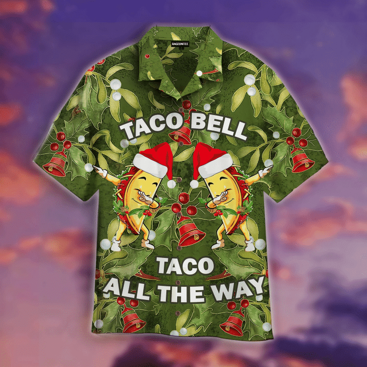 Dabbing Taco Bell Christmas Hawaiian Shirt | For Men & Women | Adult | WT1248