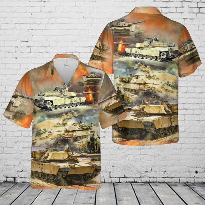 Abrams Tank Hawaiian Shirt | For Men & Women | Adult | HW4221