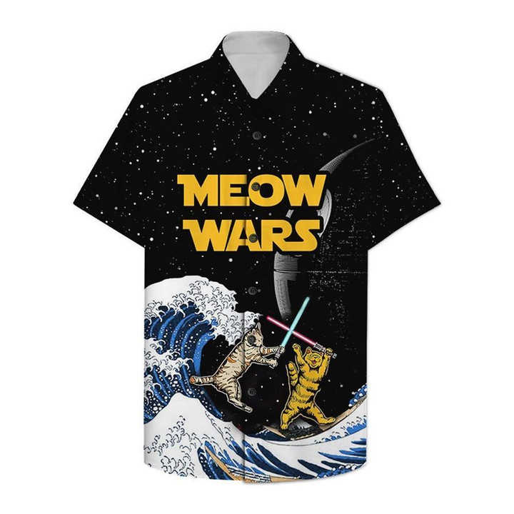 Meow Wars Hawaiian Shirt | For Men & Women | Adult | HW8171