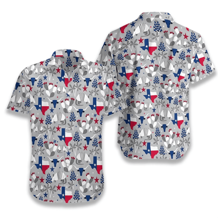 Texas Pattern Hawaiian Shirt | For Men & Women | Adult | HW7019