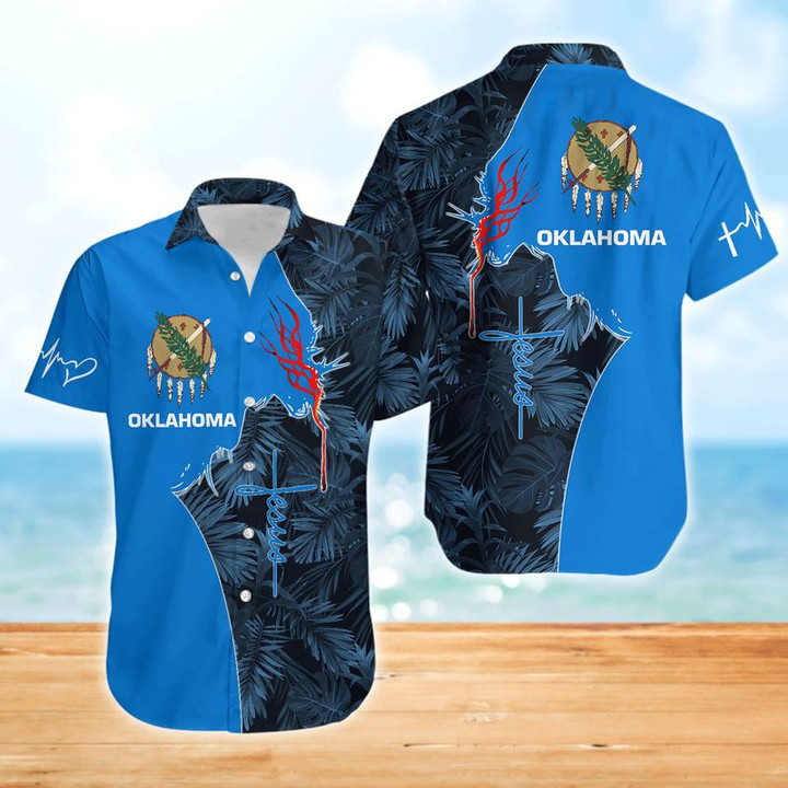 Jesus Oklahoma Hawaiian Shirt | For Men & Women | Adult | HW7008