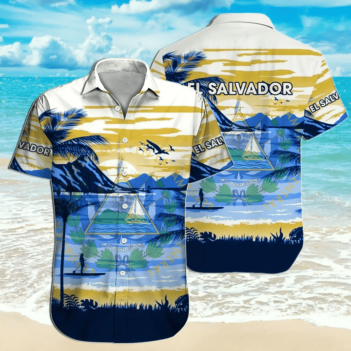 El Salvador Hawaiian Shirt | For Men & Women | Adult | HW6271