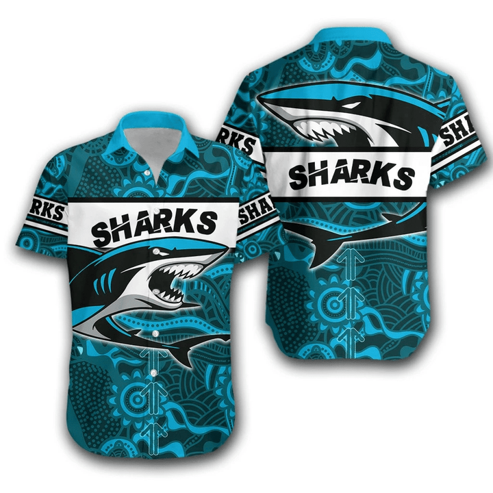 Sharks Hawaiian Shirt | For Men & Women | Adult | HW7034