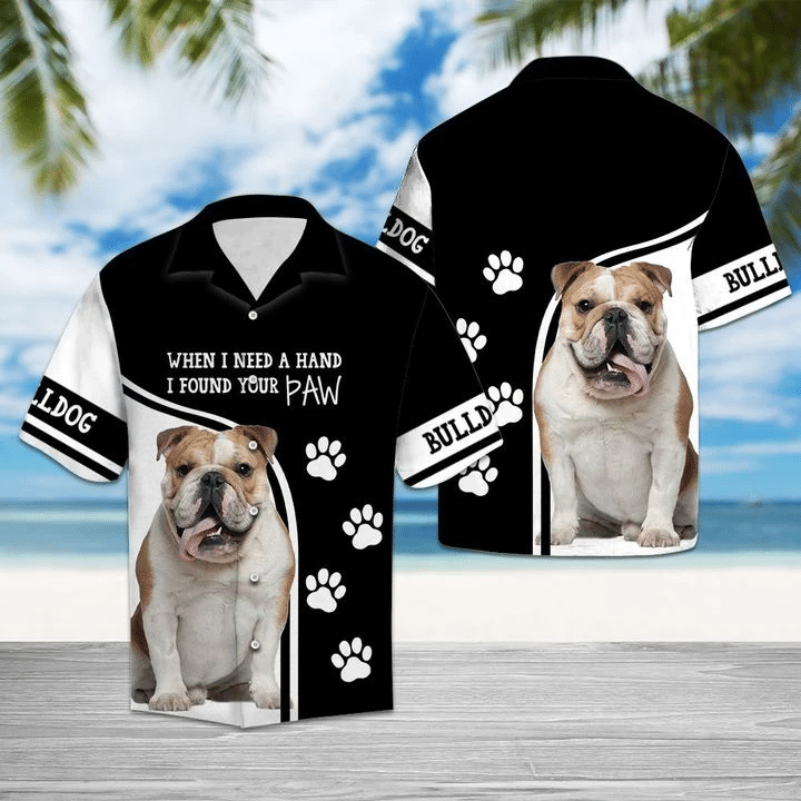 Bulldog Hawaiian Shirt | For Men & Women | Adult | HW6549