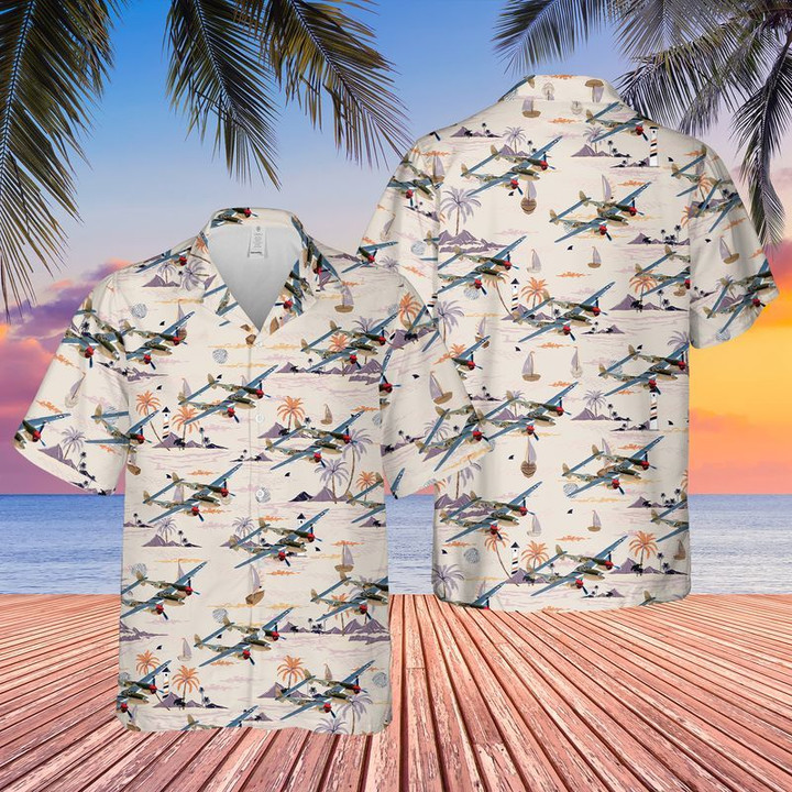 United States Air Forces Lockheed Hawaiian Shirt | For Men & Women | Adult | HW7793