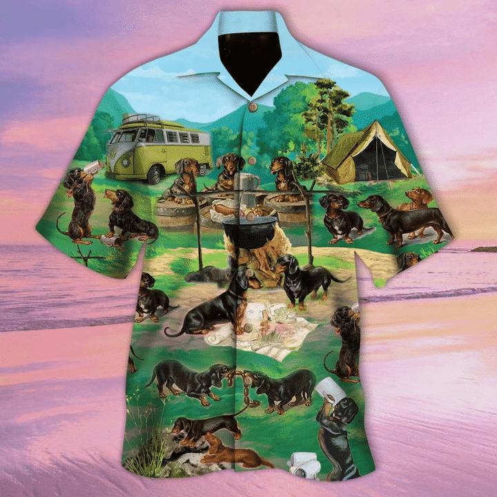 Dachshund Hawaiian Shirt | For Men & Women | Adult | HW7545