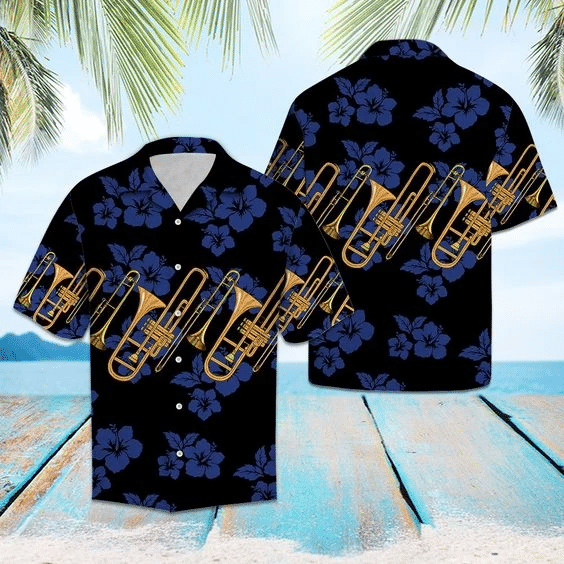 Trombone For Vacation Hawaiian Shirt | For Men & Women | Adult | HW6308