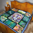 CUTE DRAGONFLY WITH FLOWER QUILT BLANKET MP699