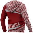 Tonga Coat Of Arms Hoodie - Circle Red Ver 2.0 NNK 1223