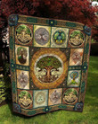 Tree of Life Norse Mythology Yggdrasil Vintage Quilt Ann111001