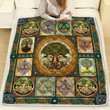 Tree of Life Norse Mythology Yggdrasil Vintage Quilt Ann111001