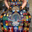 TREE OF LIFE LAP QUILT WITH POCKETS ANN051104