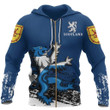 Rampant Lion of The Royal Arms of Scotland Hoodie