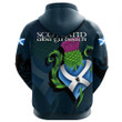 Scotland Hoodie Pullover - Celtic Thistle Lion Flag NNK022909