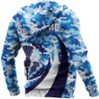 Scotland Hoodie - Lion & Thistle Special (Blue) NNK022904